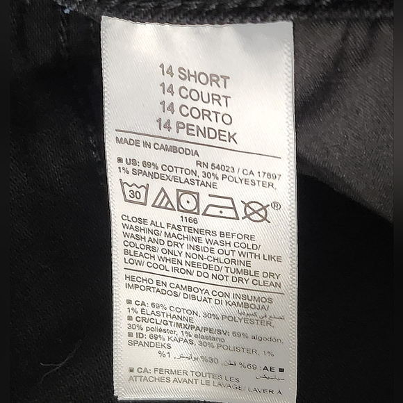 Old Navy Women's High Rise Loose Black Jeans NWT. 14 short - Picture 8 of 12